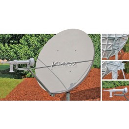 Antenne Rx/Tx 1.8m Bande C polarisation Circulaire